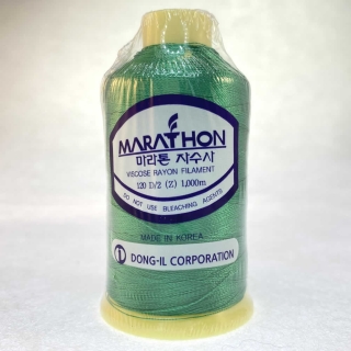 Marathon Machine Embroidery Thread Forest Green 1115 1000m Rayon Thread