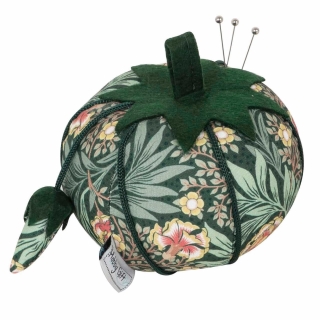 William Morris Inspired Green Tomato Pin Cushion