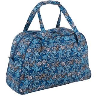 Woodblock Floral Morris Blue Sewing Machine Bag