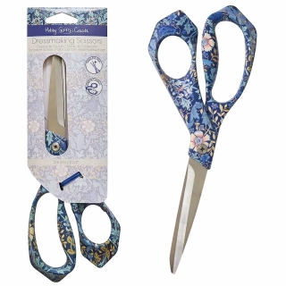 Woodblock Morris Blue Dressmaking Scissors 21.5cm