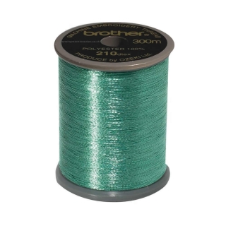 Brother Metallic Embroidery Thread. 300m Col.992 Peppermint