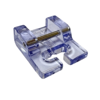 Clear applique foot compatible with Pfaff sewing machines. Ideal for satin stitching and appliqué. Affordable alternative to the genuine Pfaff foot
