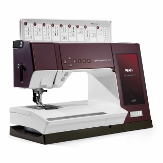 The Quilt Expression 725 is ready to start stitching a patchwork quilt, or any sewing project