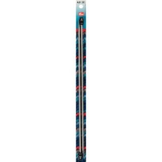 Prym Singlepointed Knitting Pins Pearl Grey
