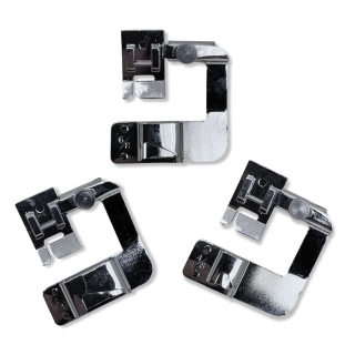 set of 3 rolled hem feet