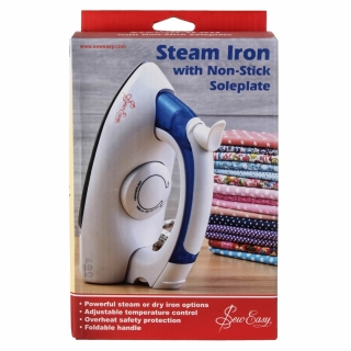 Sew Easy Steam Iron with Non-Stick Soleplate