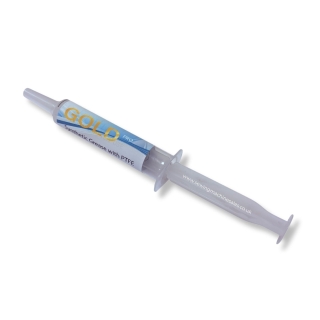 Gold Pro Synthetic Grease with PTFE – 20ml Syringe for Sewing Machine Gears & Bearings