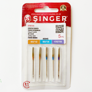 Ball point sewing machine needles