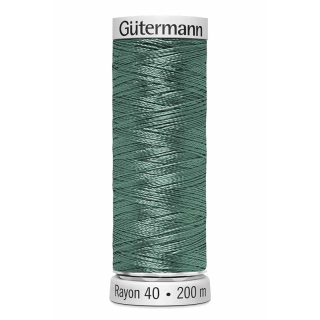 Gutermann Sulky Rayon Thread 200m (1046) Mid Aqua Green