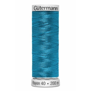 Gutermann Sulky Rayon Thread 200m (1095) Mid Turqoise