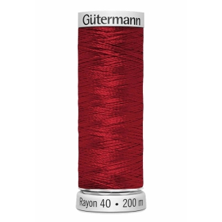 Gutermann Sulky Rayon Thread 200m (1147) Bright Red