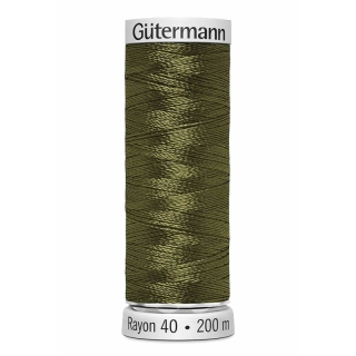 Gutermann Sulky Rayon Thread 200m (1156) Light Army Green
