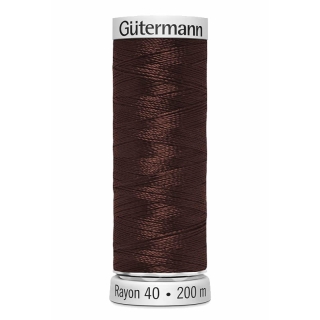 Gutermann Sulky Rayon Thread 200m (1247) Dark Reddish Mink