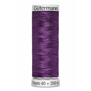 Gutermann Sulky Rayon Thread 200m (1255) Dark African Violet