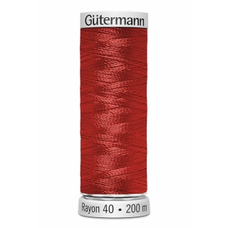 Gutermann Sulky Rayon Thread 200m (1317) Satin Red