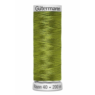 Gutermann Sulky Rayon Thread 200m (1332) Deep Chartreuse