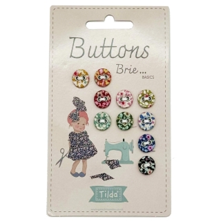pack of 10 Brie buttons