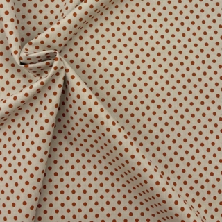 Tilda Polka Dots in Ginger Fabric from Creating Memories Collection