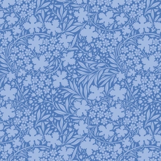 Tilda Something Blue Bushbloom Cornflower Cotton Fabric