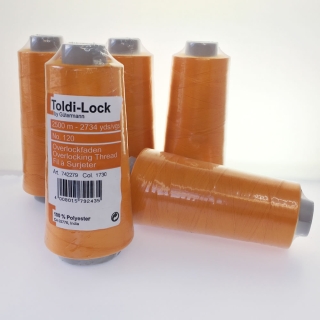 Toldi-Lock orange overlocking thread