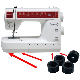 sewing machine rubber feet