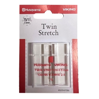 Husqvarna Twin Stretch Needle 2.5mm Size 75/11