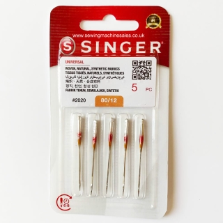 Universal Sewing Machine Needles Normal Point Size 80 -5 Pk