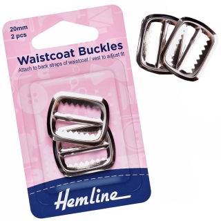 Hemline Waistcoat buckles