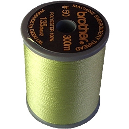 Know as the number one thread for machine embroidery Brother satin ...