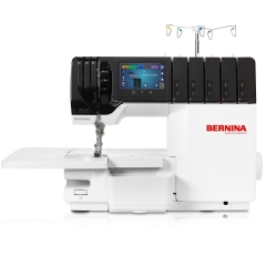 Bernina L 890 can sew overlock stitches and cover stitches in the one L890 machine