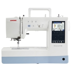 The Janome MC1000 Memory Craft can be used for sewing and embroidery