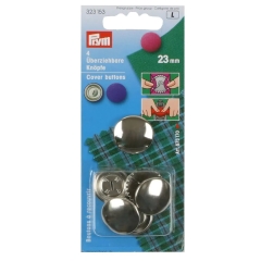 Prym 29mm brass cover buttons