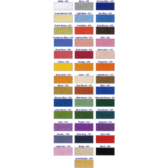 Brother Thread Color Chart Brother Embroidery Color Chart Embroidery Machine Thread Colour Chart