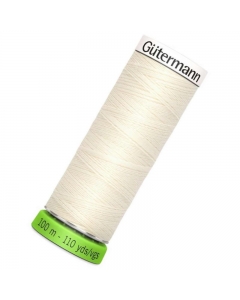 Gutermann rPET Sew All Thread 100m Ivory (001)