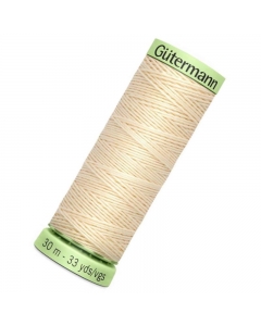 Gutermann Top Stitch Thread (414) 30m Cream
