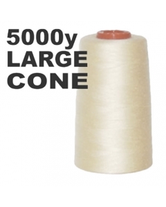 Large ivory overlock thread cone