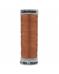 Gutermann Sulky Metallic Thread (7011) 200m Light Copper
