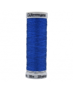 Gutermann Sulky Metallic Thread (7016) 200m Blue