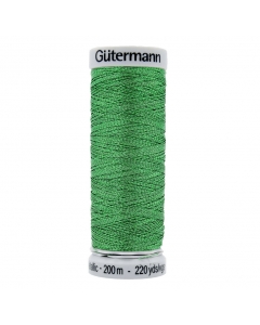Gutermann Sulky Metallic Thread (7018) 200m Christmas Green