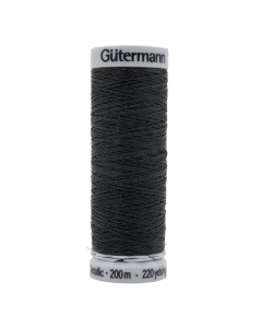 Gutermann Sulky Metallic Thread (7051) 200m Black