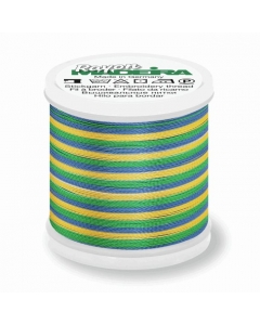 Madeira Multi Rayon Thread 200m - 2146 Blue/ Green/ Yellow