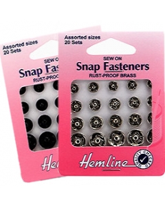 Assorted pack of Snap fasteners