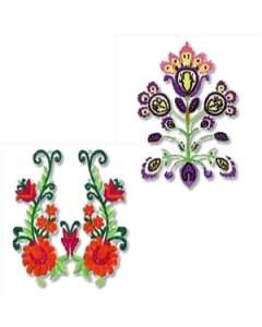 8 set Beautiful Florals Embroidery Design