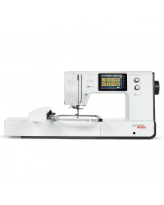 Front view showing the Bernina like controls with same internal Bernina software interface