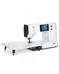 Bernette b77 sewing machine with large extension table attached