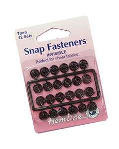 Dark light weight Invisible Snap Fasteners