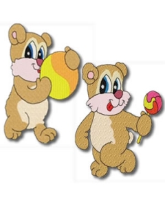 Candy Bears Set of 20 designs Embroidery Design