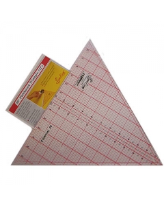 QUILTING RULER 60 DEGREE TRIANGLE 12 X 13-7/8 INCH