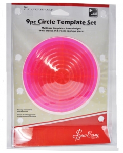 9pc Circle Template Set