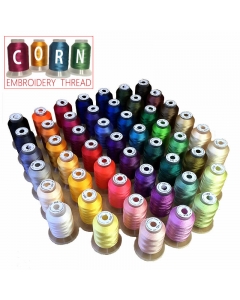 CORN Embroidery Thread 50 x 500m Pack